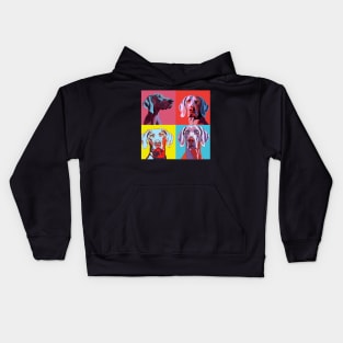 Weimaraner Pop Art - Dog Lover Gifts Kids Hoodie